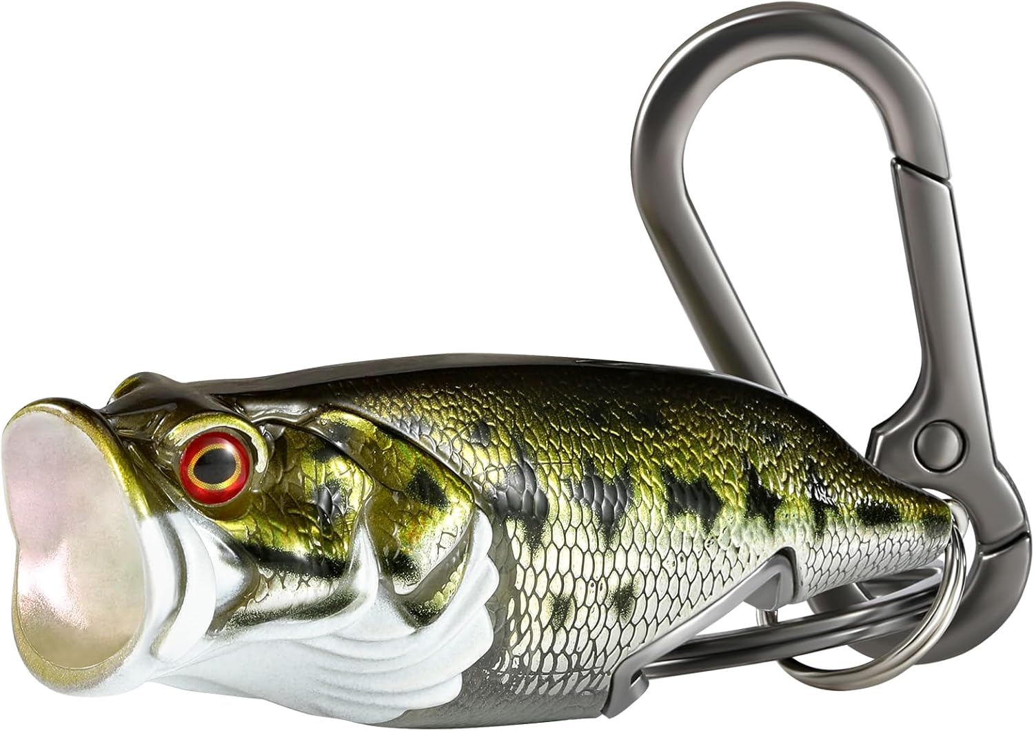 NOROCAS Bass Fishing Lure Keychain, Cool Bass Fish Key Chain deal at Amazon
