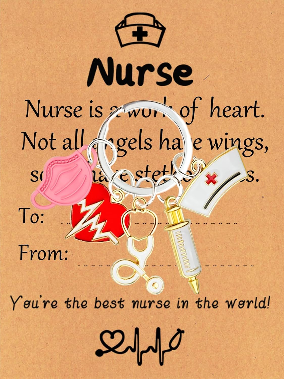 ownmysty Nurse Gifts for Women Keychain, Nurse Appreciation  deal at Amazon