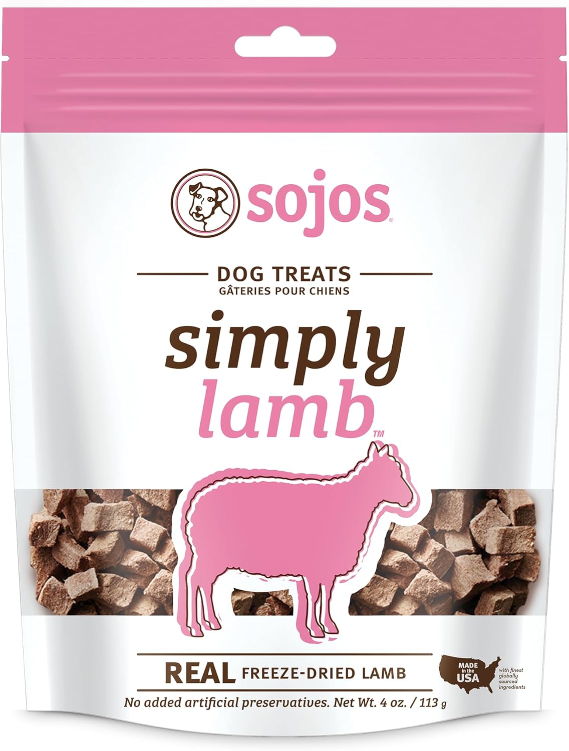 Sojos Simply Freeze Dried Dog Treats, Grain Free, Natural, L deal at Amazon