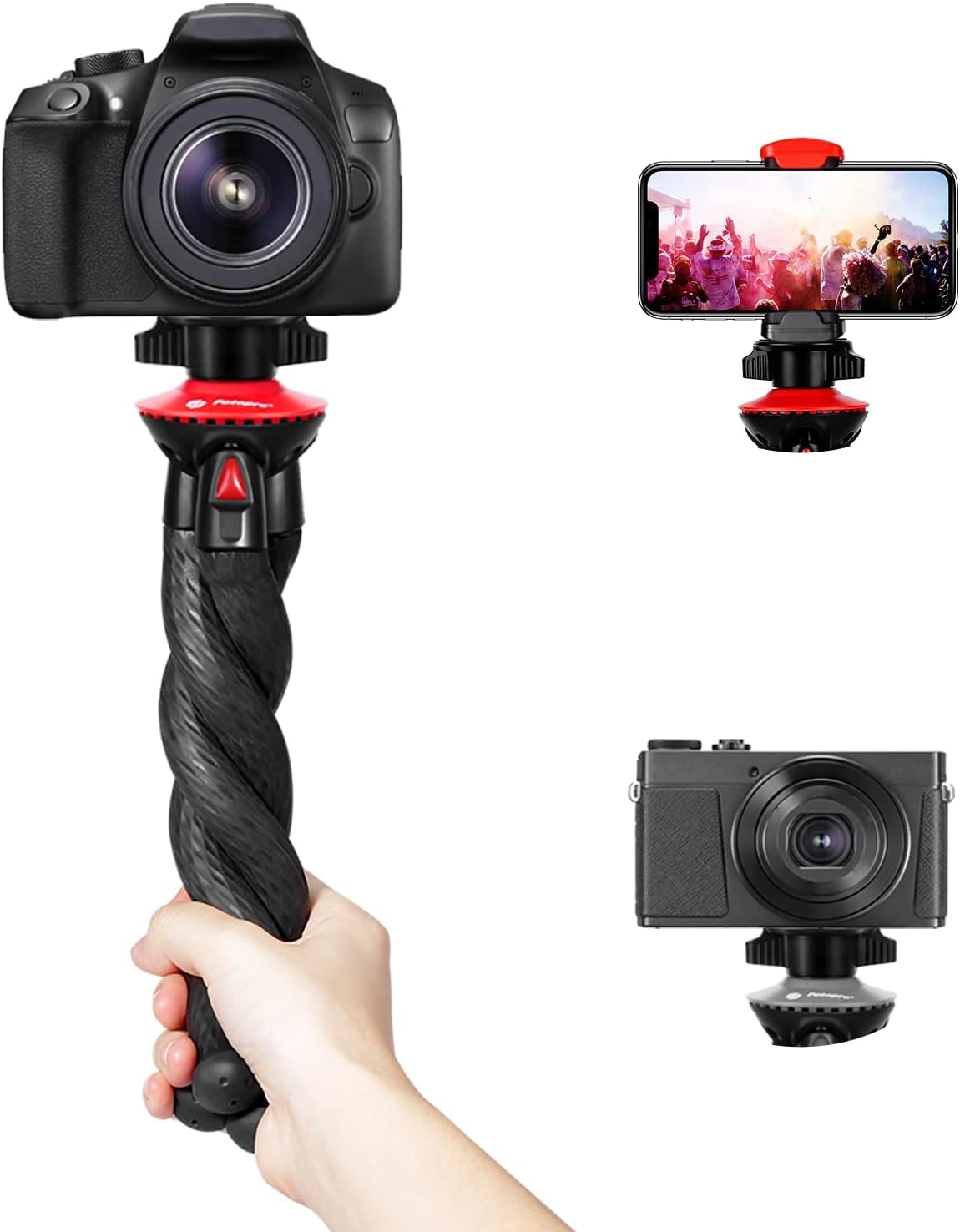 Camera Tripod Fotopro Flexible Phone Tripod Bendable Tripod  deal at Amazon