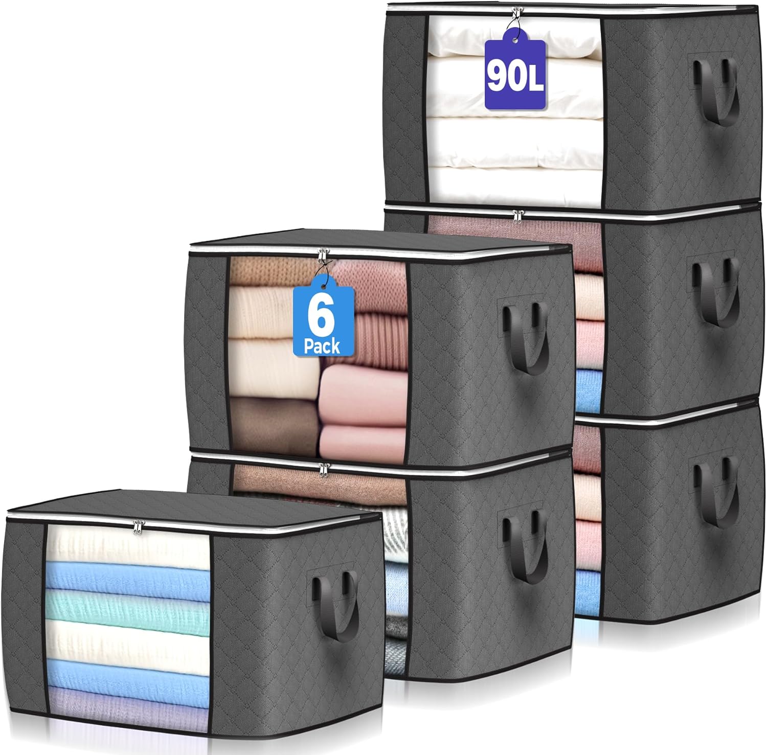 Clothes Storage Bags 6-Pack on Sale for $11.39 (Reg. $33)!!