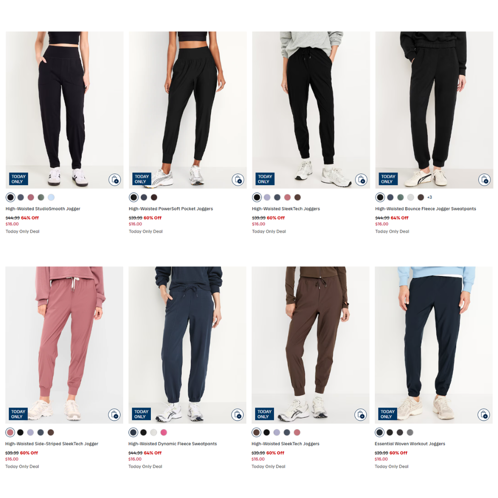 Old Navy Joggers Sale: Up to 60% Off
