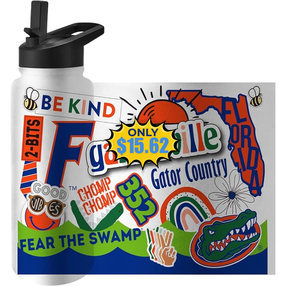 Logo Brands 34 oz Quencher Water Bottle Deal: Save 40%