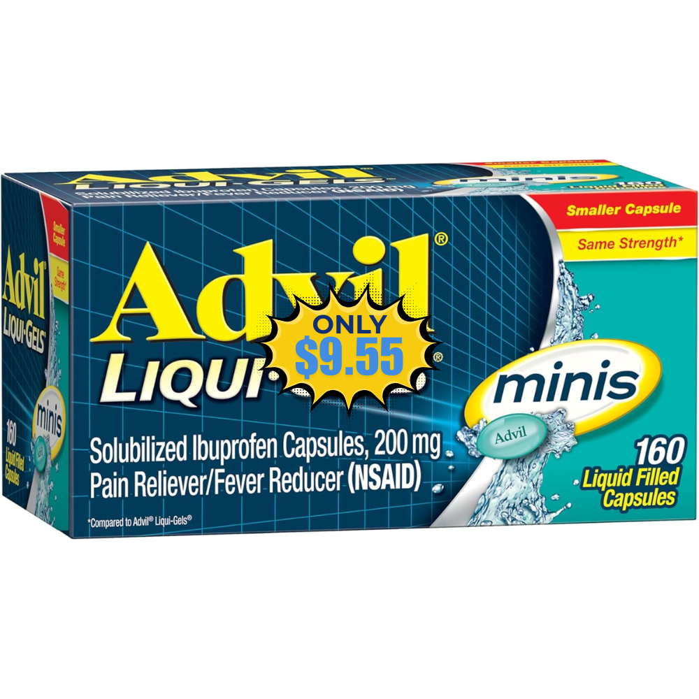 Advil Liqui-Gels Minis Pain Reliever Deal: Save 13%