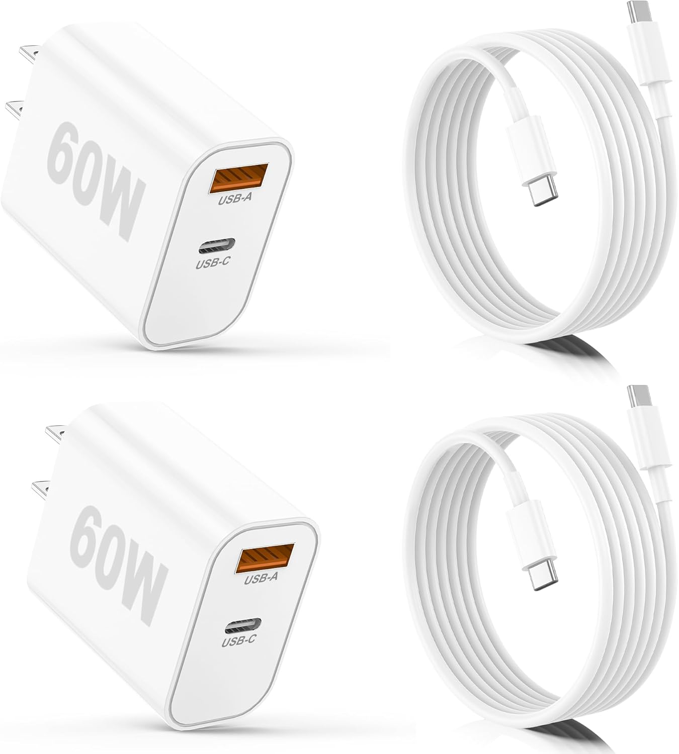 iPhone 17/16/15 Pro/Pro Max Charger, Dual Port USB-C Wall Ch deal at Amazon