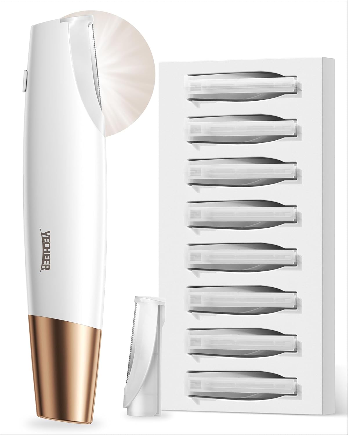 Yecheer Dermaplane Razor for Women Face: Sonic Dermaplaning  deal at Amazon