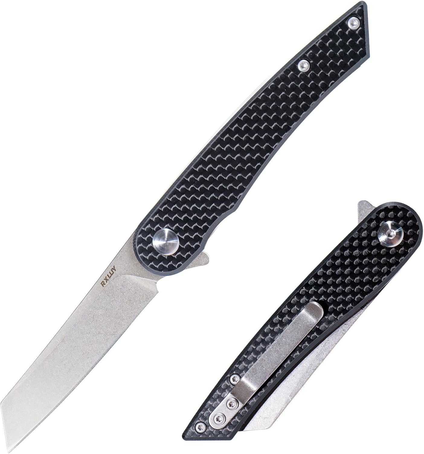 Folding Pocket Knife, 2.79” 14C28N Steel Blade Carbon Fibre  deal at Amazon