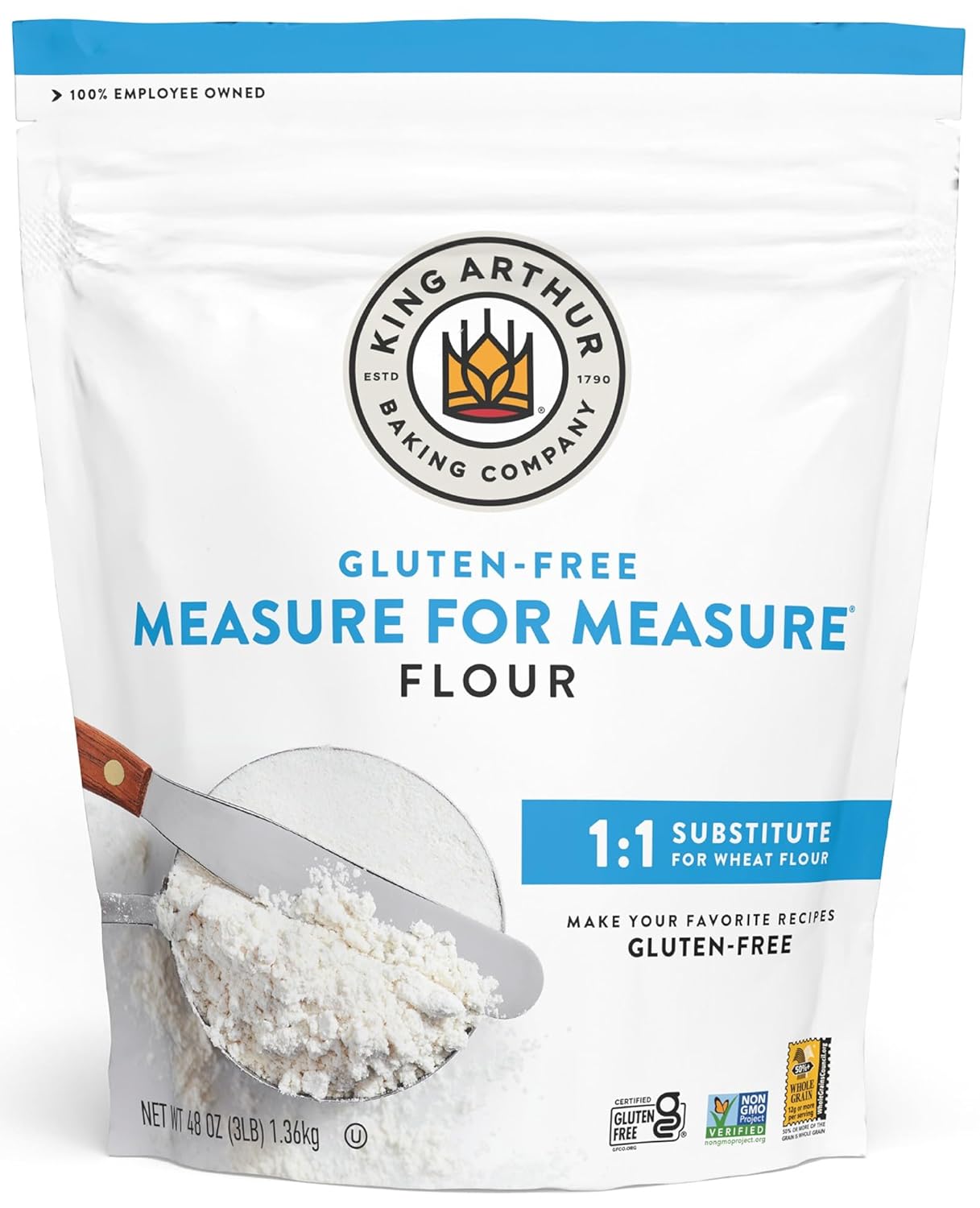 King Arthur Measure for Measure Gluten-Free Flour, 3lb only $6.68