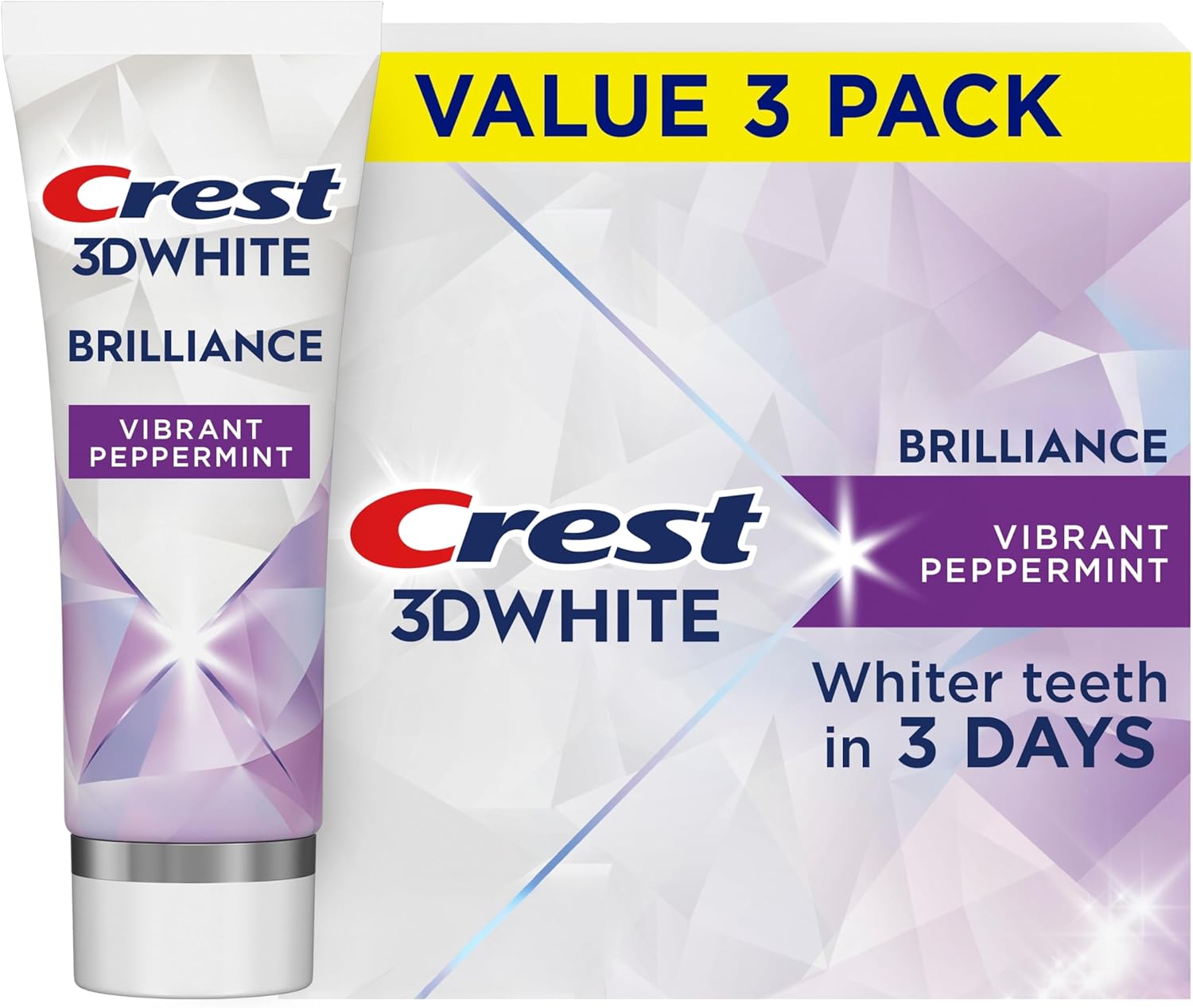 Crest 3D White Brilliance Vibrant Peppermint Teeth Whitening deal at Amazon
