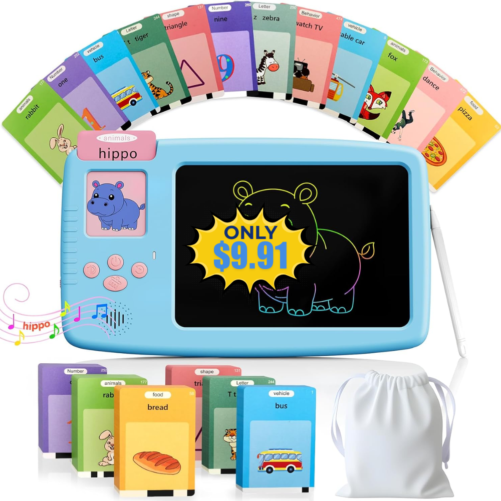 Talking Flash Cards 2-in-1 LCD Writing Tablet Deal: Save 76%