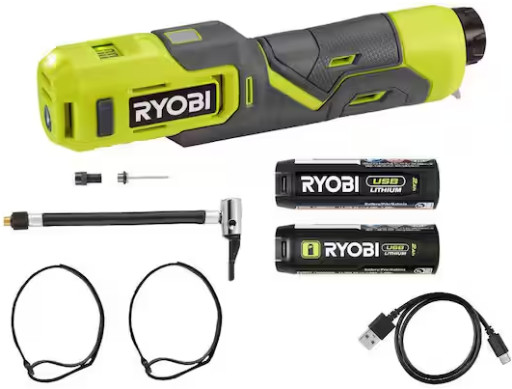 Home Depot Home Pick: RYOBI USB Lithium High Pressure Inflat deal at Home Depot
