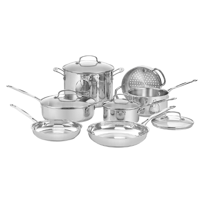 11-Piece Stainless Steel Cookware Set Deal at Kohls: Save $80
