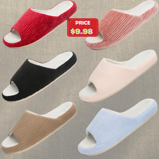 Womens Slippers Deal: Save 50%