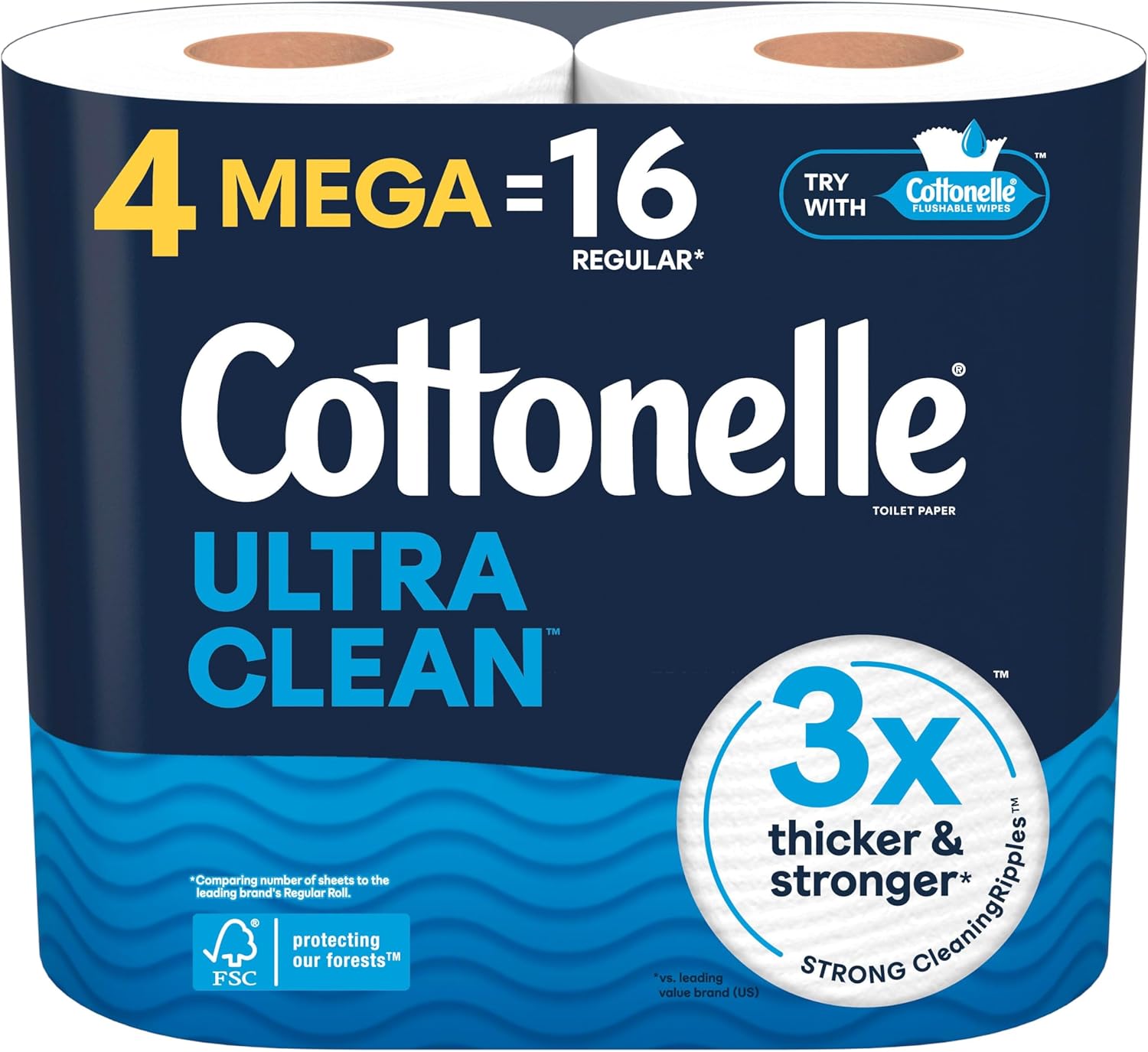 Cottonelle Toilet Paper 8 Mega Rolls Only $7.xx on Amazon (Reg $1