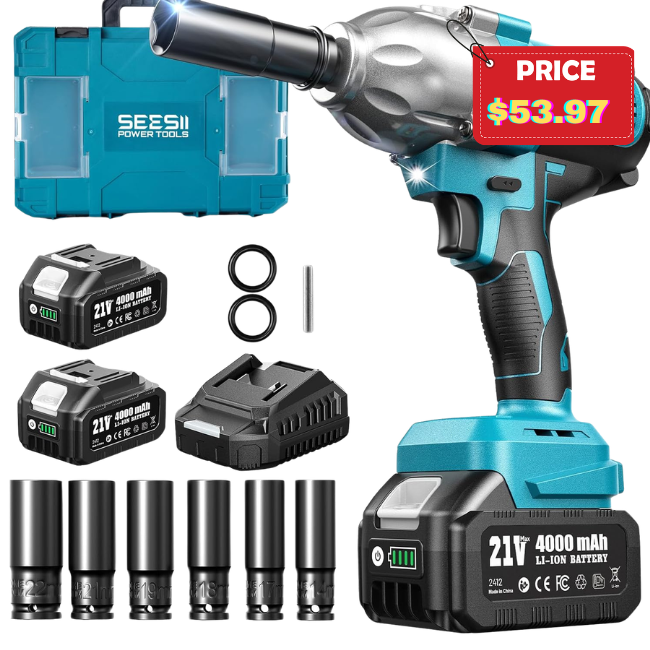 Cordless Impact Wrench Kit Promo: Get Amazing Discount