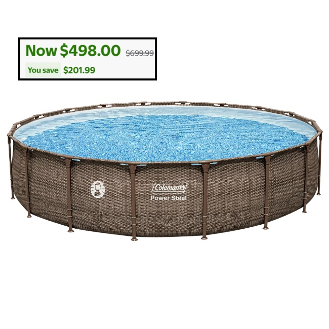 Above Ground Pool Set Deal: Save $201.99 at Walmart