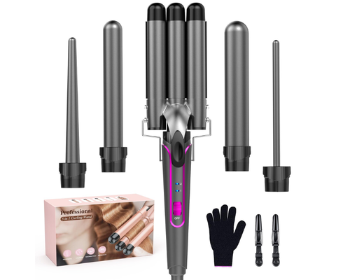 5-in-1 Curling Wand Set