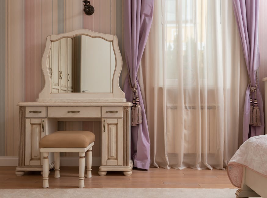 Back in Stock Mainstays Kids Scallop Vanity and Stool Set deal at Walmart