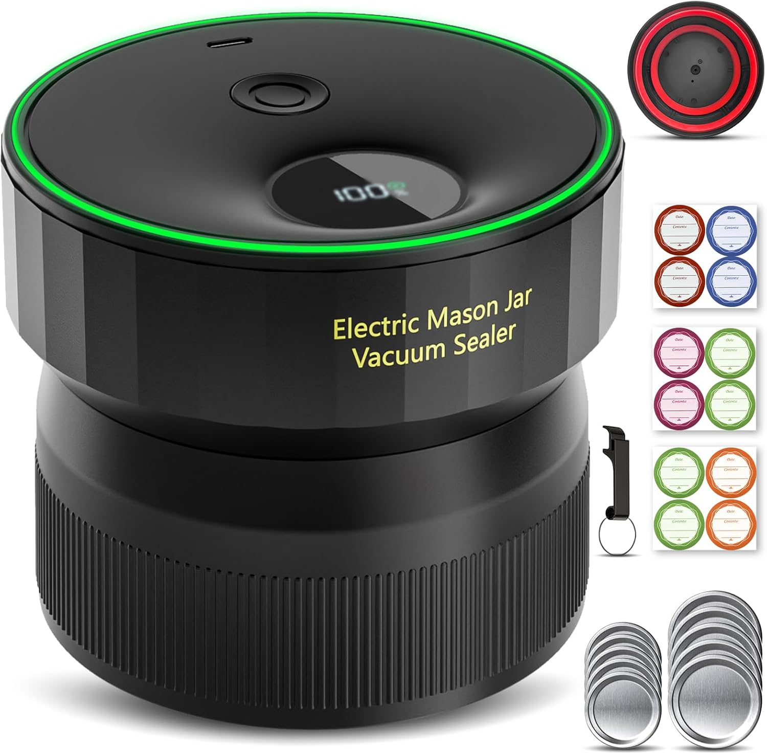 2026 Upgraded Mason Jar Vacuum Sealer, Electric Vacuum Seale deal at Amazon