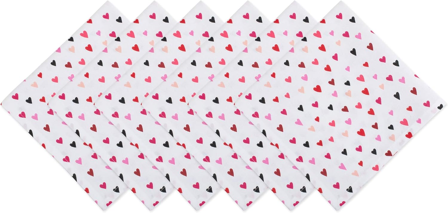 DII Valentine's Day Collection, Napkin Set, 20x20, Confetti  deal at Amazon