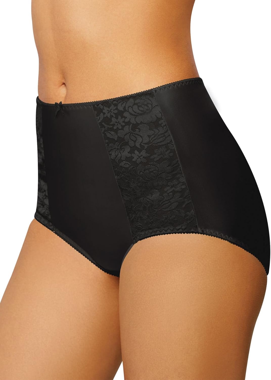 Bali womens Bali Essentials Double Support briefs underwear, Blac