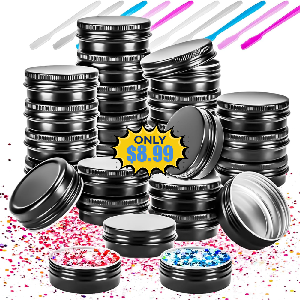 MotBach 24 Pack 0.5oz Tin Jars Deal: Save 10%