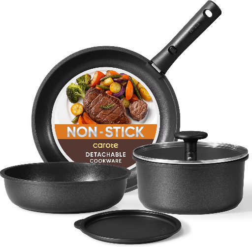 Walmart Daily Pick: Carote 6 Pcs Pots and Pans Nonstick Cookware