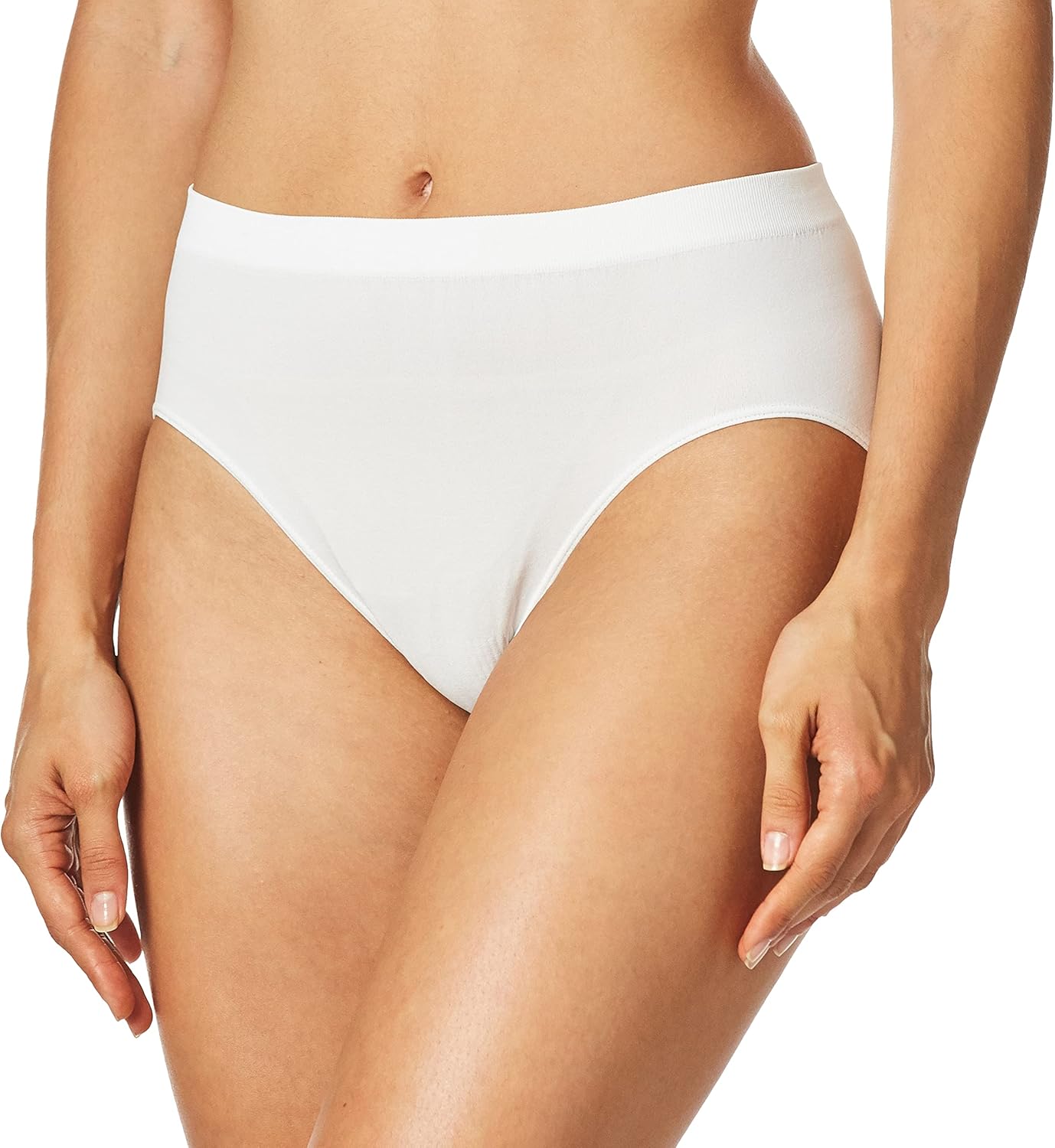 Bali Women's One Smooth U All Over Smoothing Hi Cut, White,  deal at Amazon