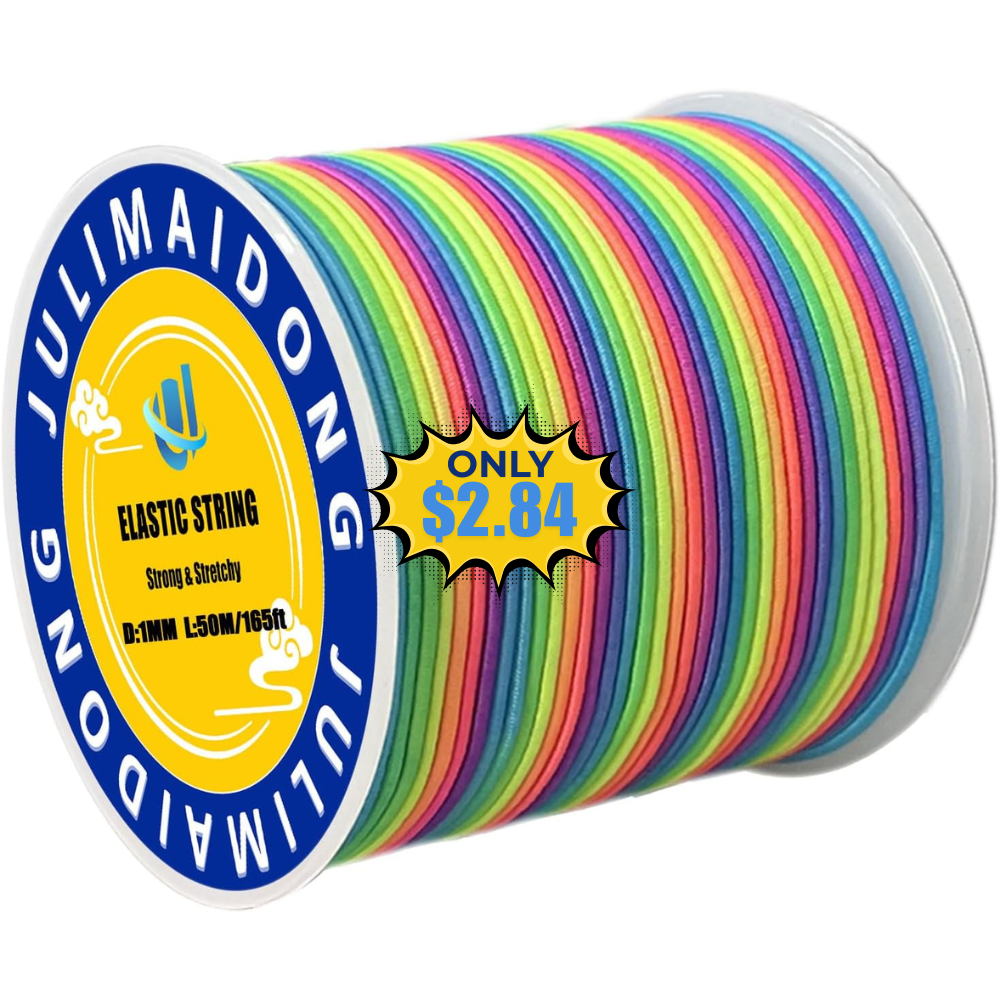 1.0mm Elastic Bracelet String Cord Deal: Use Promo Code LA9DRGFK