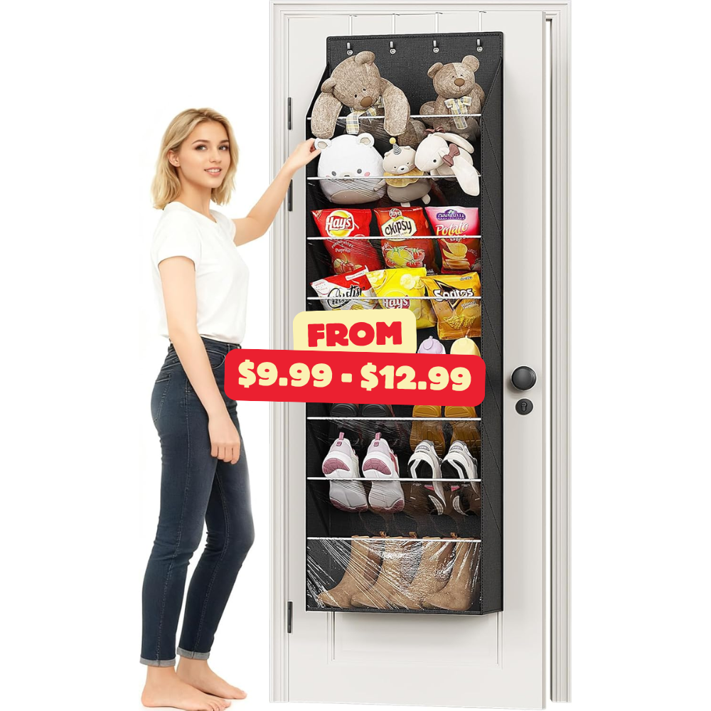 ZATOCL 8/10-Tier Over The Door Organizer Deal: Use Promo Code RLU9WT5E