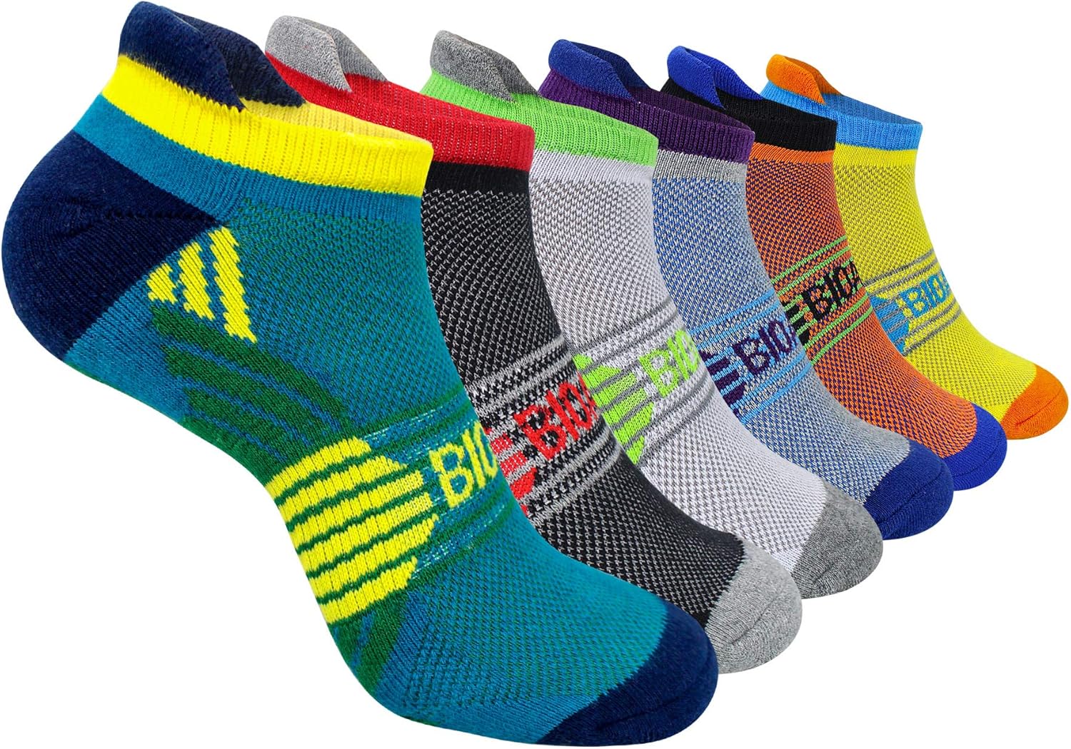 BIOAUM Cushioned Men's Ankle Socks, 6 Pairs Cotton Athletic  deal at Amazon
