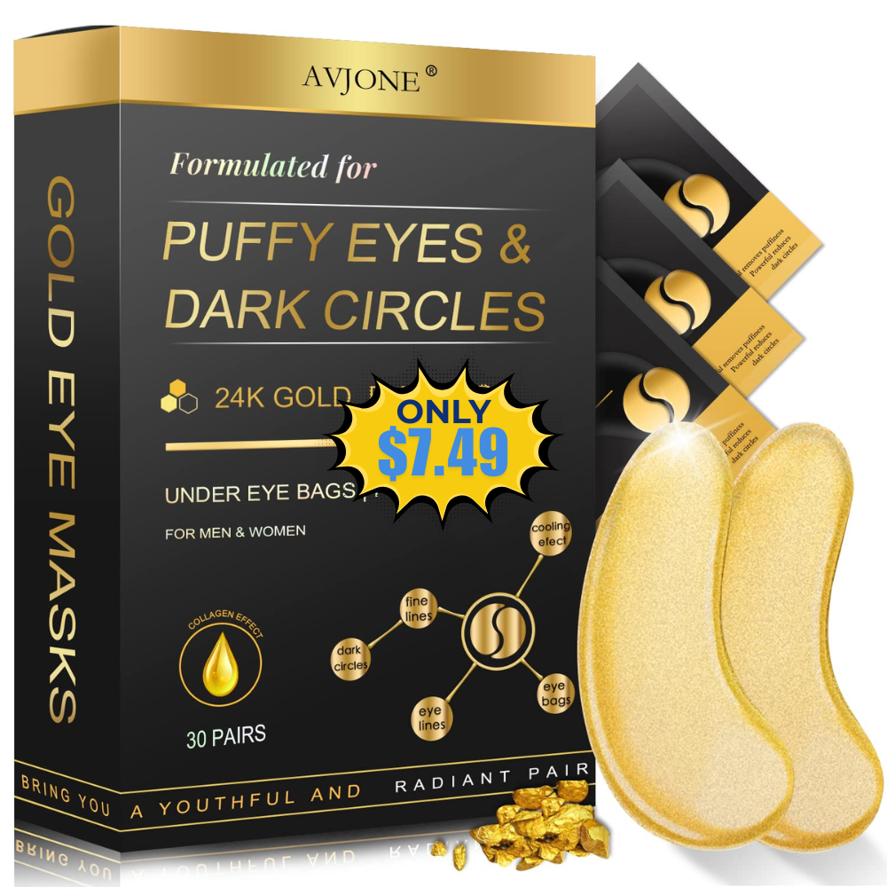 AVJONE 24K Gold Under Eye Patches Deal: Save with Promo Code