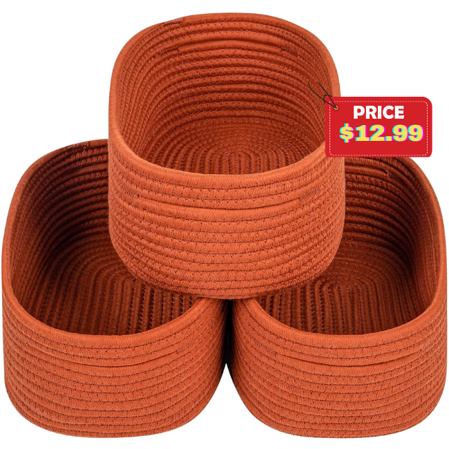 Woven Storage Baskets Deal: Save 50%