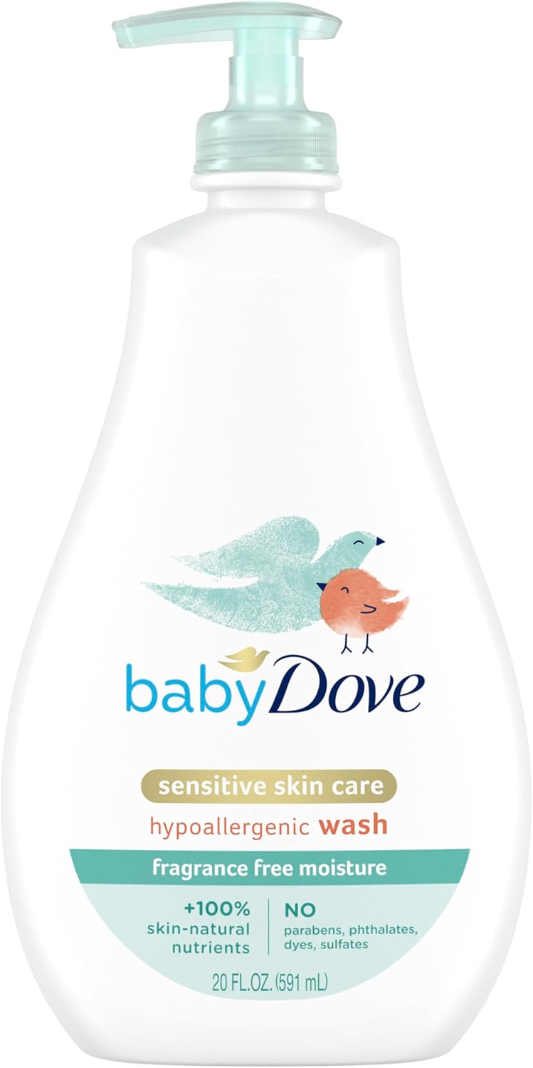 Baby Dove Sensitive Skin Care Baby Wash Fragrance Free Moist deal at Amazon
