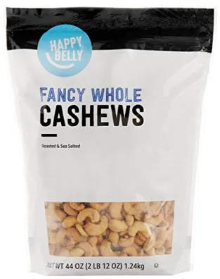 44oz Happy Belly Fancy Whole Cashews deal at Amazon