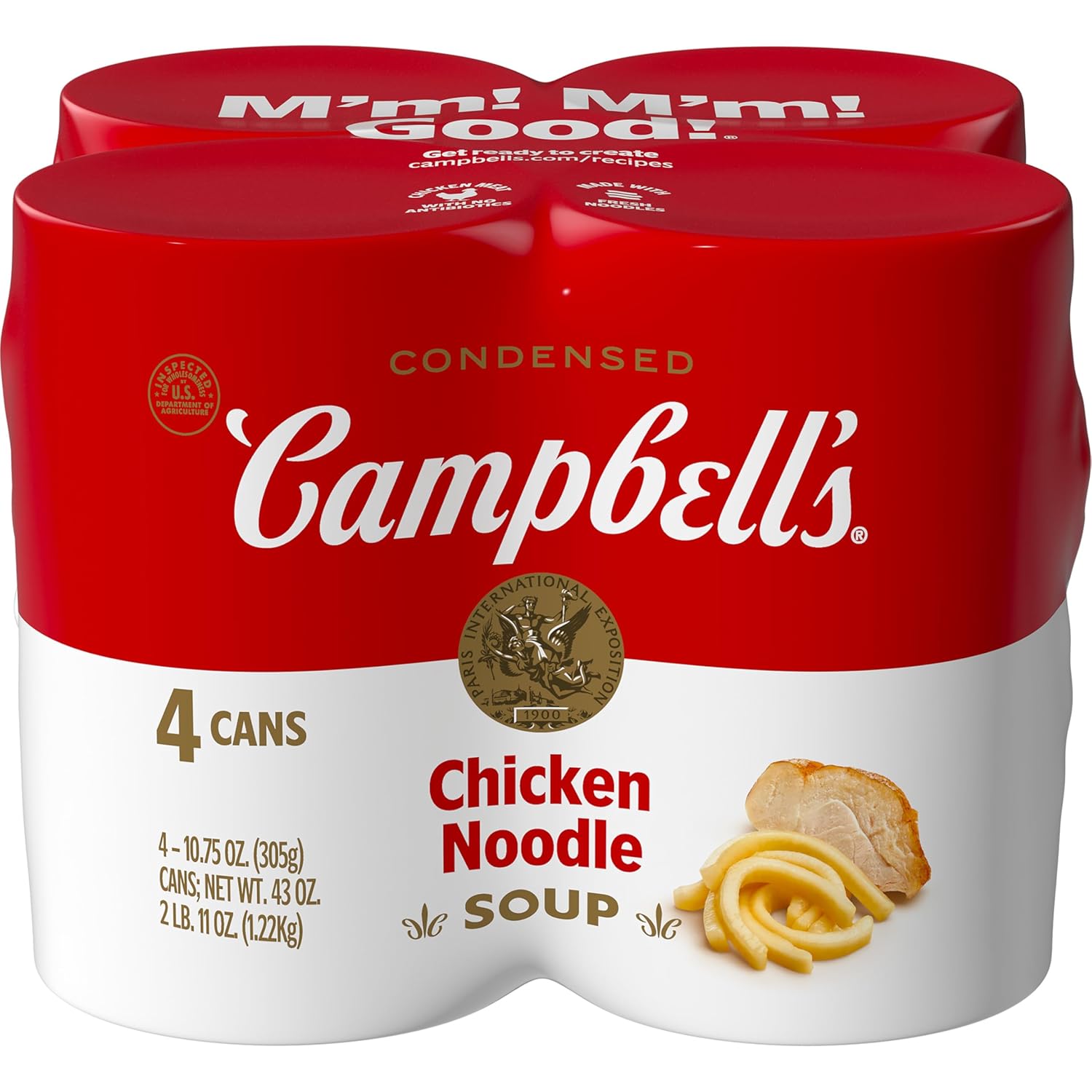 Campbell’s Chicken Noodle Soup 4-Pack for $4.64 Shipped at Amazon