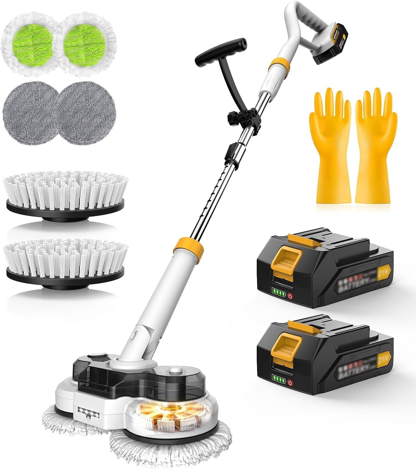 qimedo 800RPM Cordless Electric Mop, 6000mAh Battery Electri deal at Amazon
