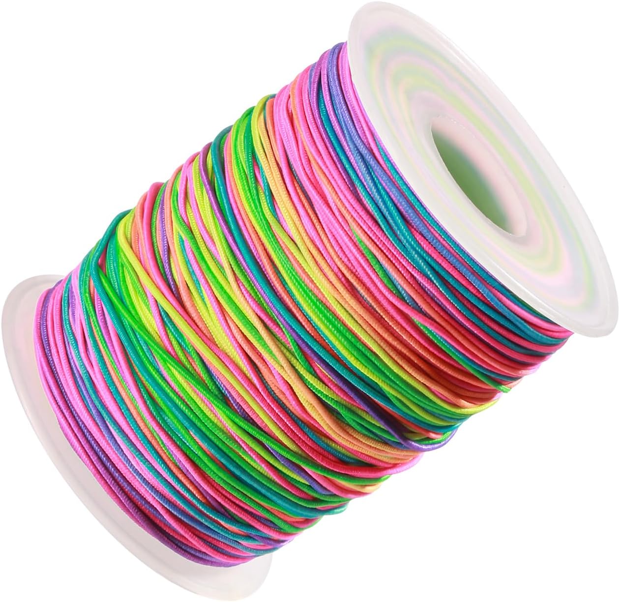 HJWNJYY 1mm Rainbow Stretchy Bracelet String, Sturdy Elastic deal at Amazon