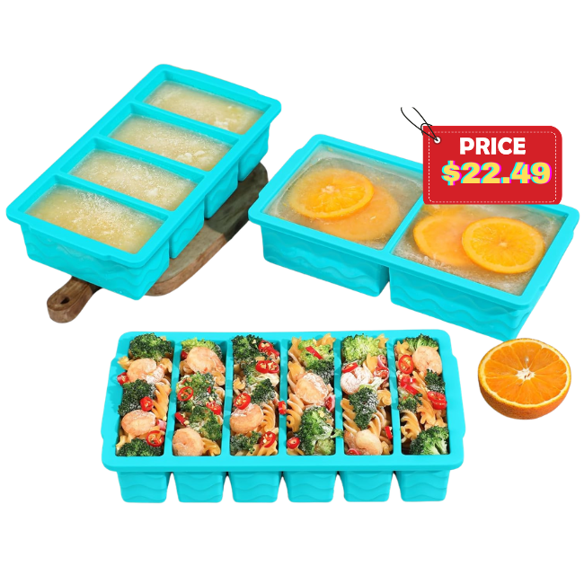3-Pack Silicone Freezer Trays Deal: Save 53%