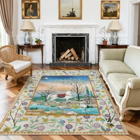 LIVEBOX 5' x 7' Washable Rug deal at Amazon