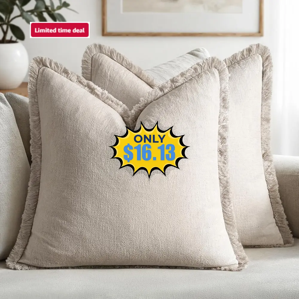 MIULEE Throw Pillow Covers Set of 2 Deal: Save 35%