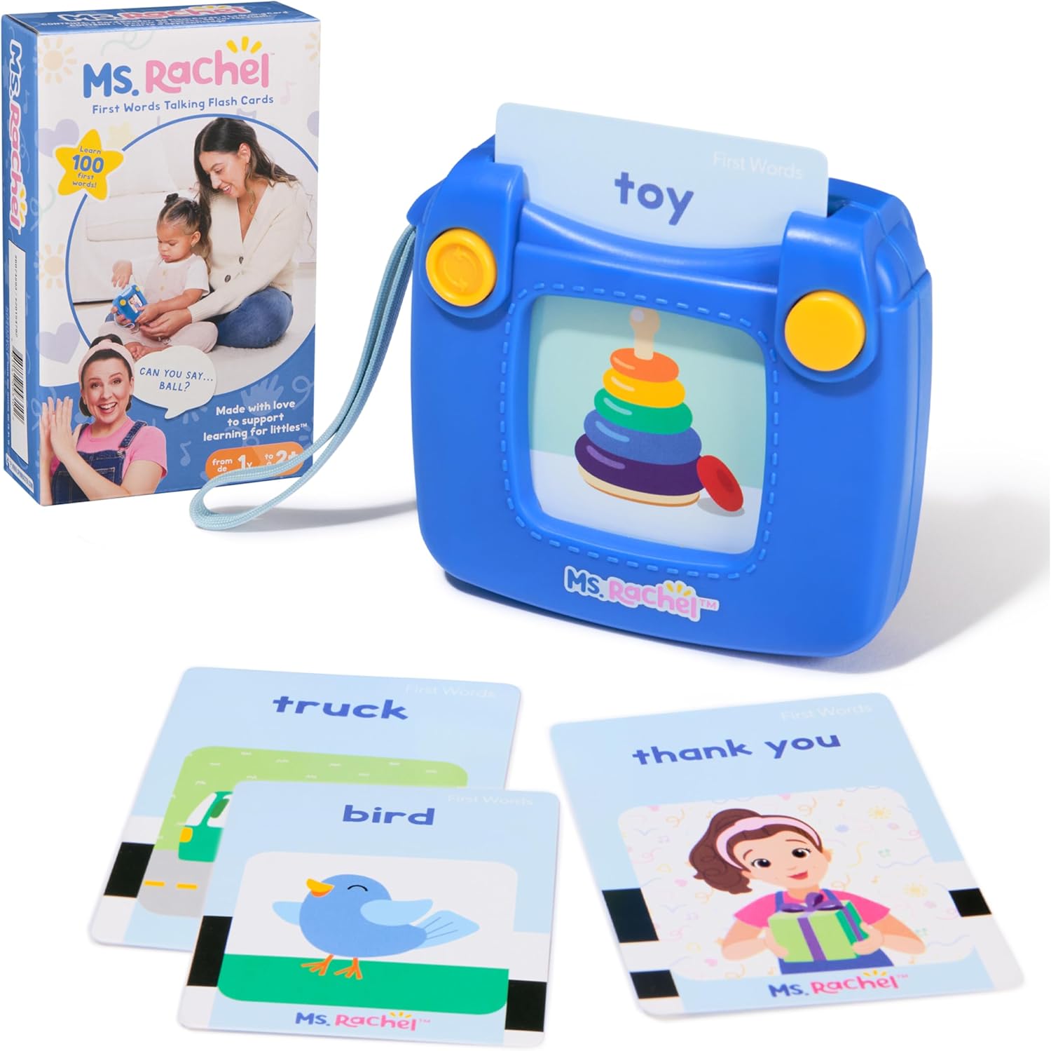 Ms. Rachel Official First Words Talking Flash Cards Only $8.xx on