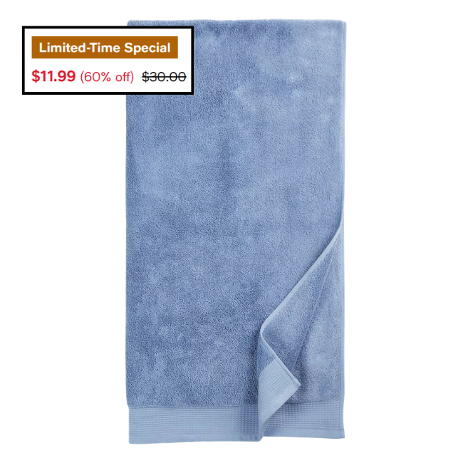 100% Cotton Bath Towel Deal: Save $18.01 at Macys