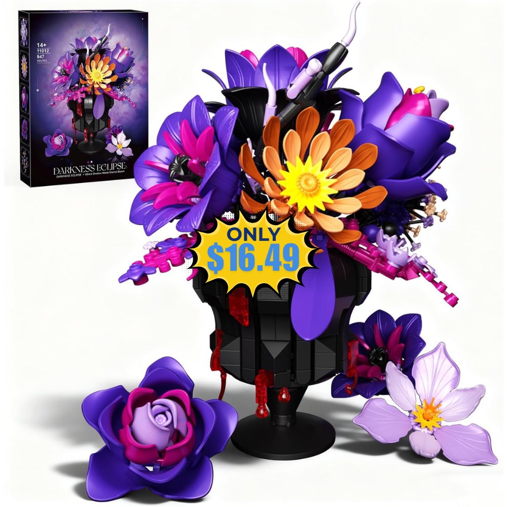 Gothic Rose Bouquet Building Set Deal