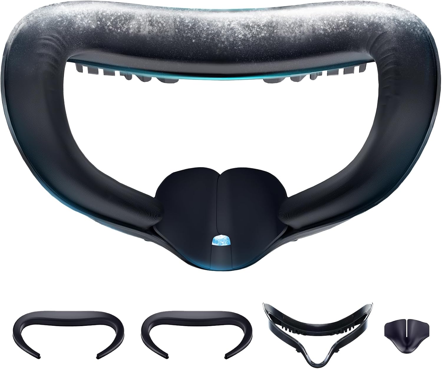 DESTEK Cooling Face Pad Compatible with Oculus Quest 2, Soft & Bo