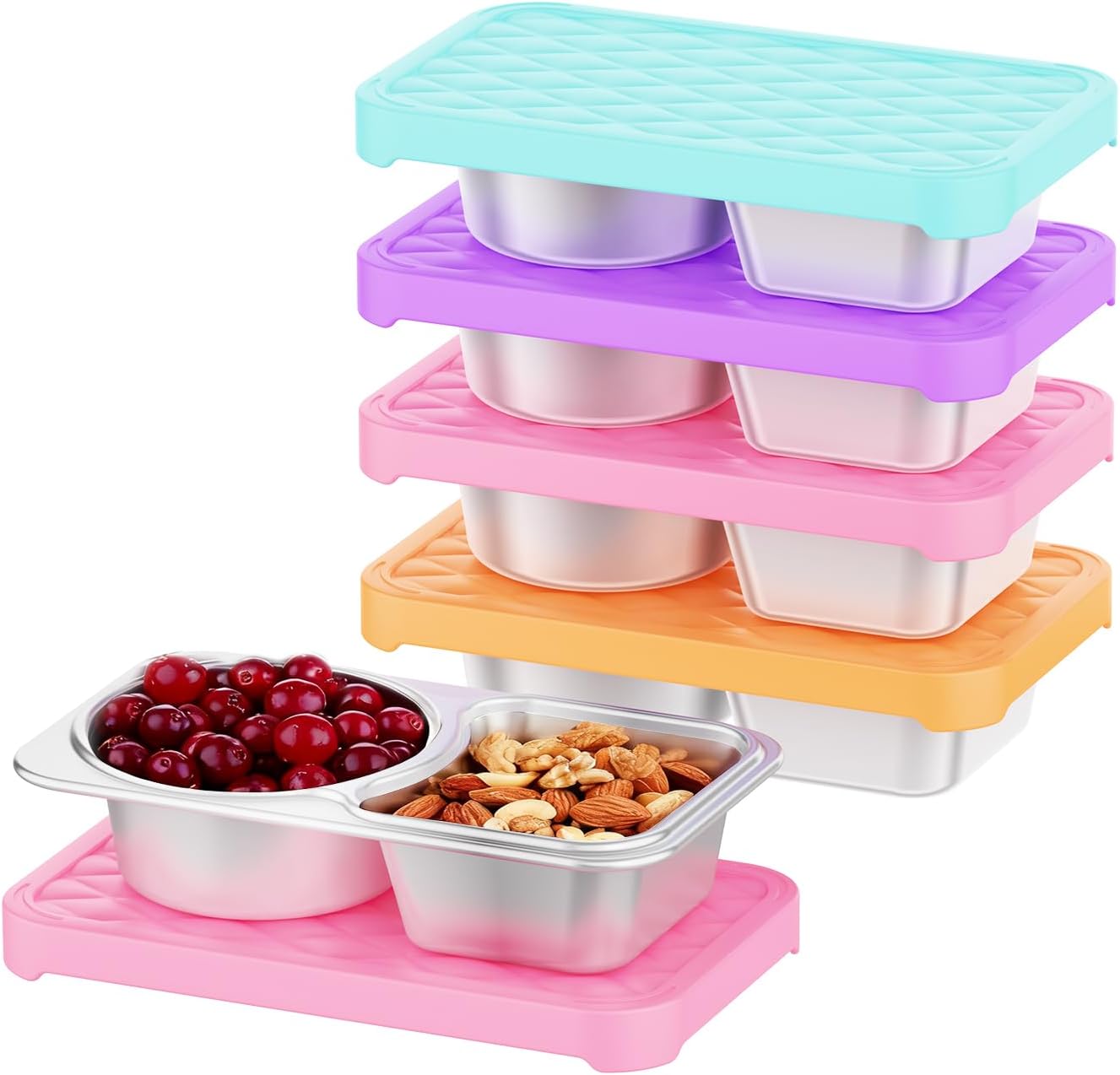 Upmely 2 Pack Stainless Steel Snack Containers Deal