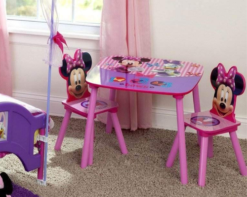 Minnie Mouse Kids Table and Chair Set 3 Deal with Coupon