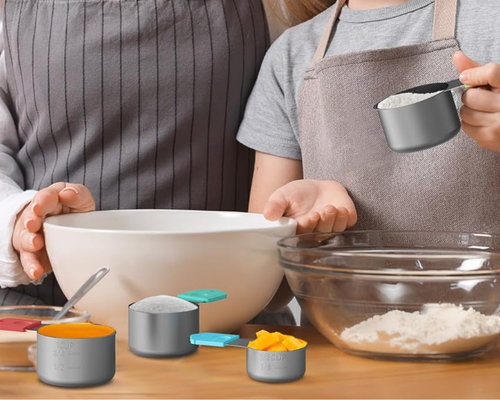 5 Stainless Steel Nesting Measuring Cup Set Deal