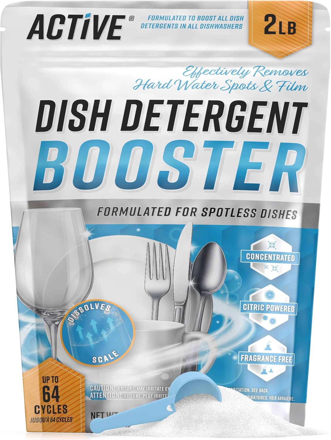 ACTIVE Dishwasher Detergent Booster Prewash Powder only
