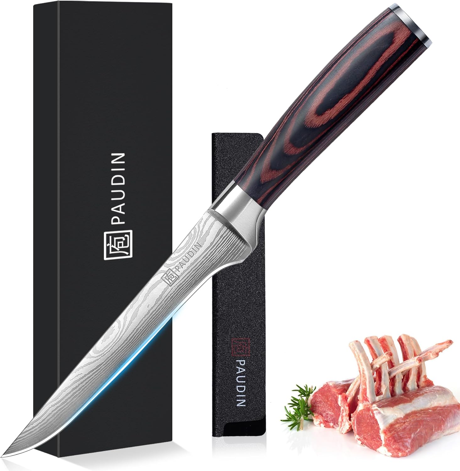 PAUDIN Boning Knife 6 Inch, Super Sharp Fillet Knife, German deal at Amazon